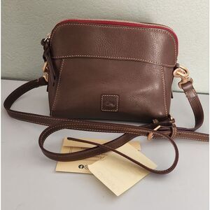 Dooney & Bourke Brown Florentine Crossbody Shoulder Bag  LIKE NEW